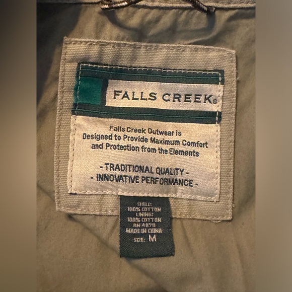 Falls creek khaki jacket size medium - Picture 7 of 8